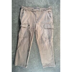 Duluth Trading Co Flex Fire Hose Cargo Pants Mens 50x34 Tan Workwear Utility